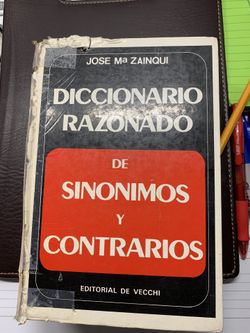 DICCIONARIO RAZONADO DE SINÓNIMOS Y ANTÓNIMOS.