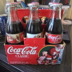 1995 & 1996 Christmas Coke Bottles 