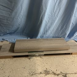 Free Floating Shelves With Hardware 