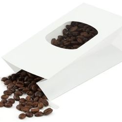 Bakery Bags with Window Kraft Paper Bags 100Pcs 