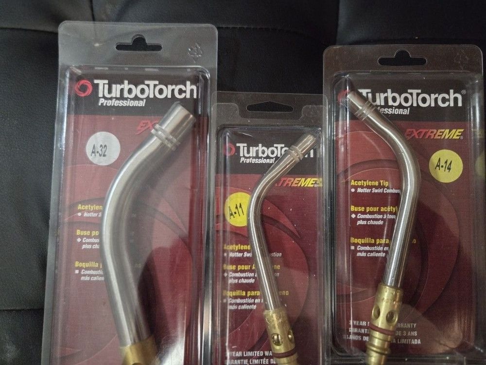 3 NEW IN PACKAGE TURBO TORCH TIPS