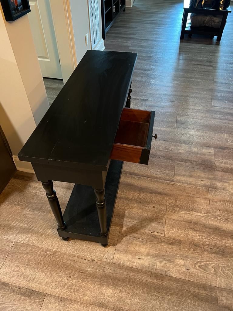 Console Table With Two Drawers 