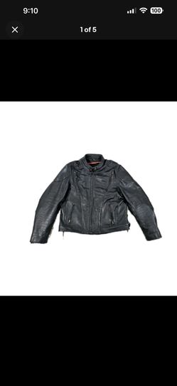Leather Motorcycle Jacket 7xl