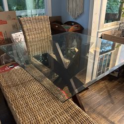 Dining Table With Chair And Bench