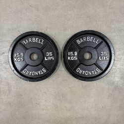 35lb Weight Plates