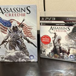Assassins Creed 3 With Steelbook