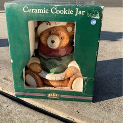 NEW Ceramic Cookie Jar