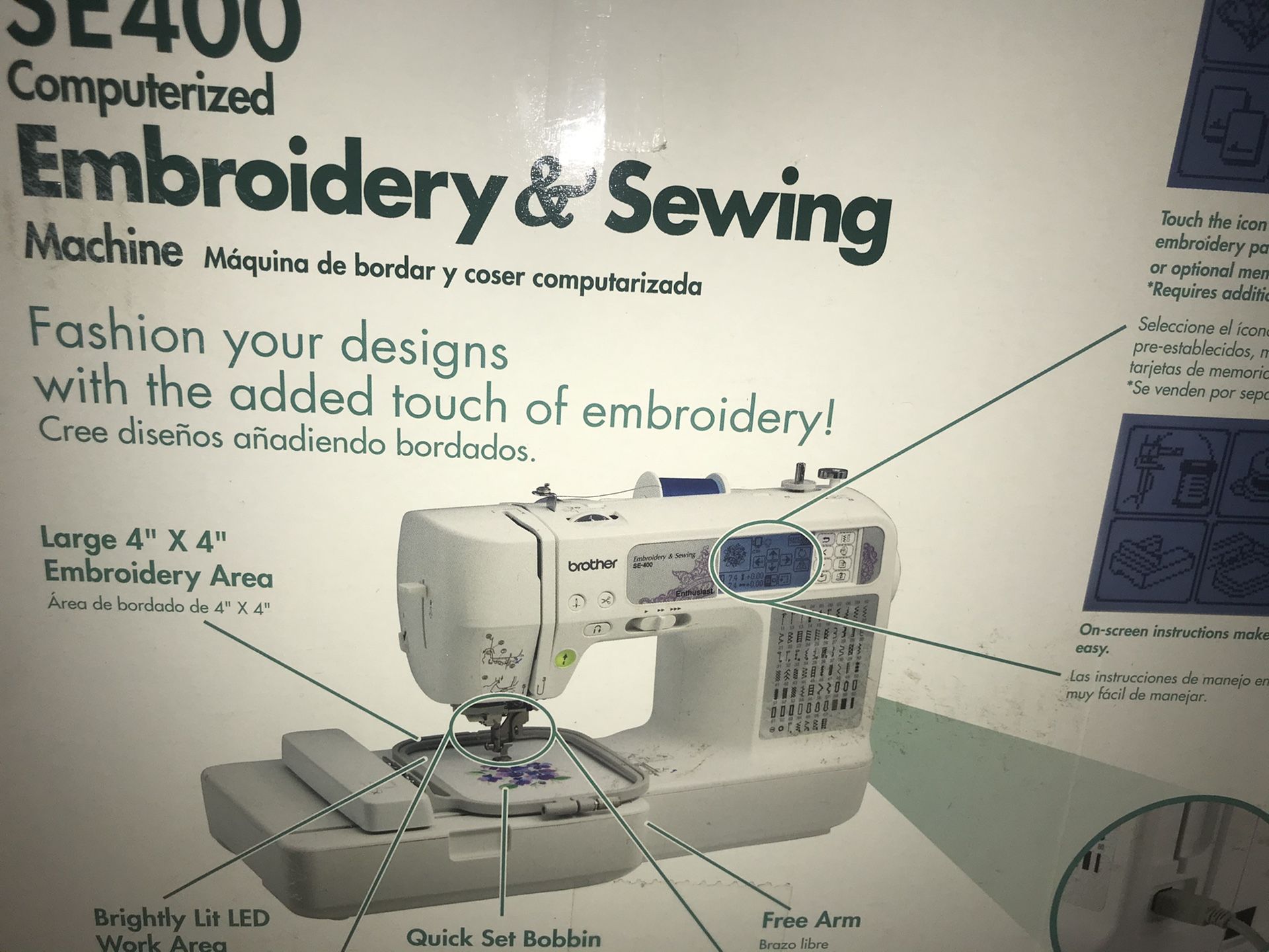 Embroidery and sewing