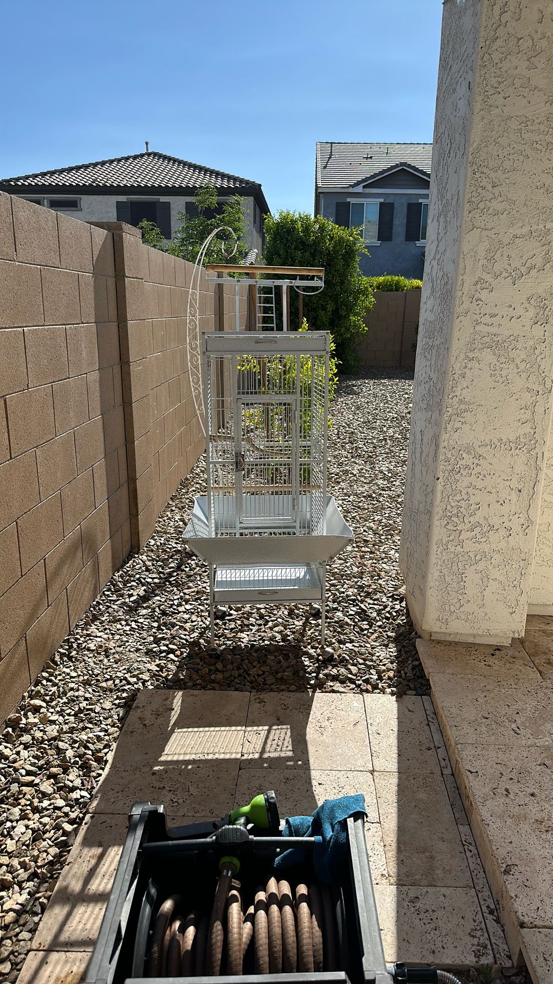white bird cage (willing to negotiate)