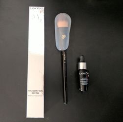 Lancome Foundation Brush-Adding Genifique Serum