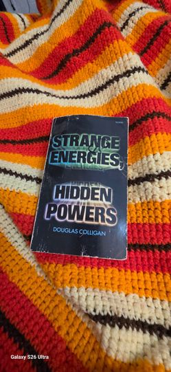 Vintage Strange Energies, Hidden Powers Book by Douglas Colligan 1979 Softcover