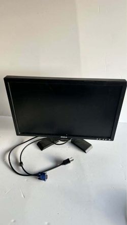 Dell LCD Computer Monitor VGA DVI w/ Power Cable