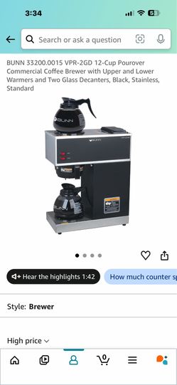 Bunn coffee pot