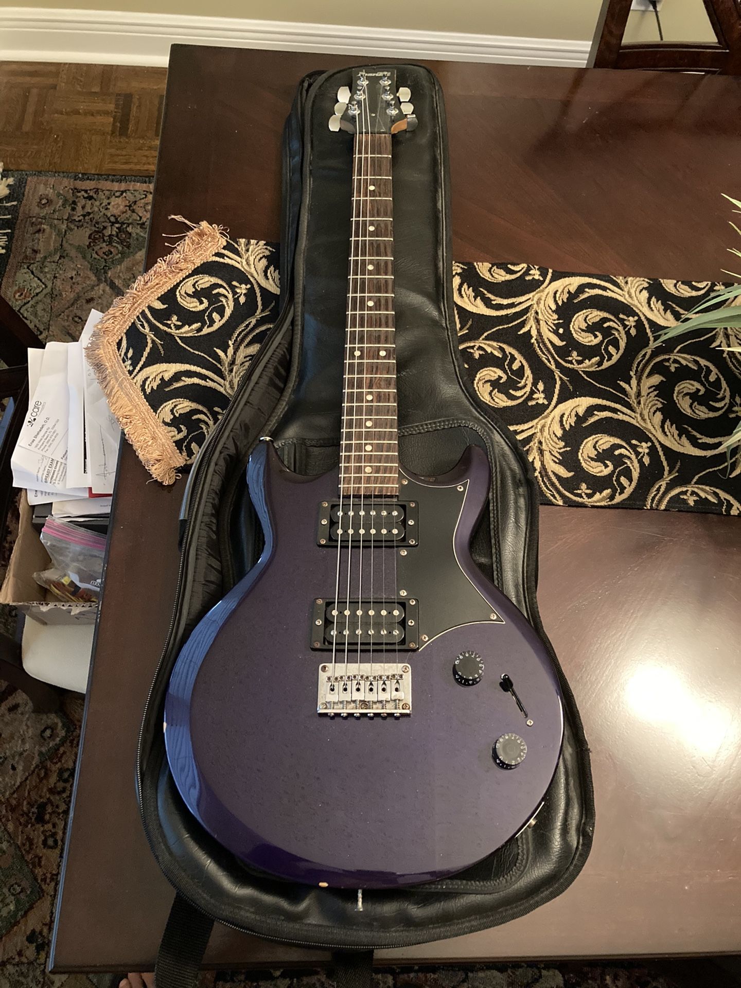 Gio Ibanez 6-String Electric Guitar Purple Violet