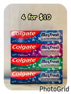 Colgate toothpaste Bundle. 6.3 fl oz each , 4 for $10‼️
