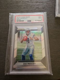 2016 panini prizm dak Prescott prizm #231 psa 9