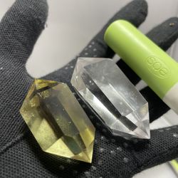 Citrine And Clear Quartz Crystal 