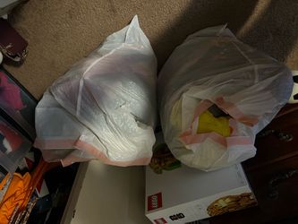 Bags of clothes