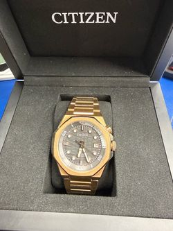 Citizen Series 8 Automatic WatchGrey Dial, Rose Gold Stainless Steel made in Japan with Box