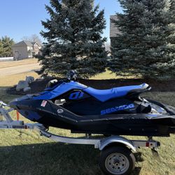 2023 Sea-Doo Spark Trixx 3-Up - Low Hours, Trailer, Cover, Bluetooth Speaker - $8,500
