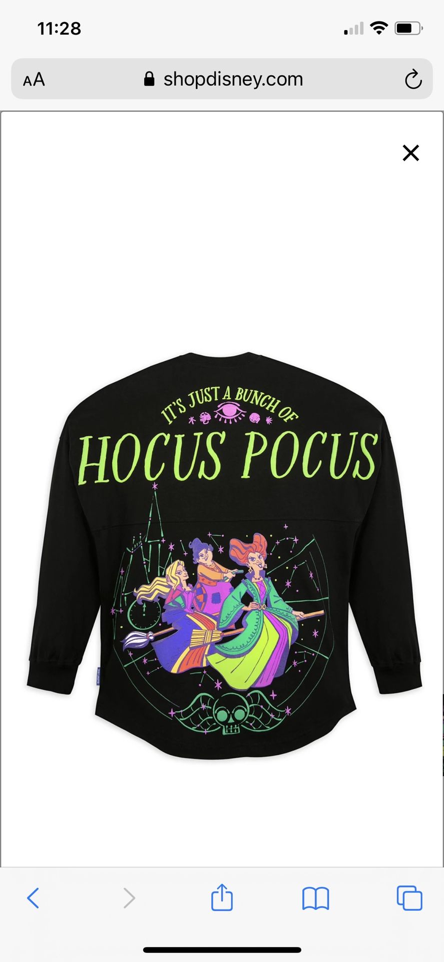 Disney Hocus Pocus Spirit Jersey 