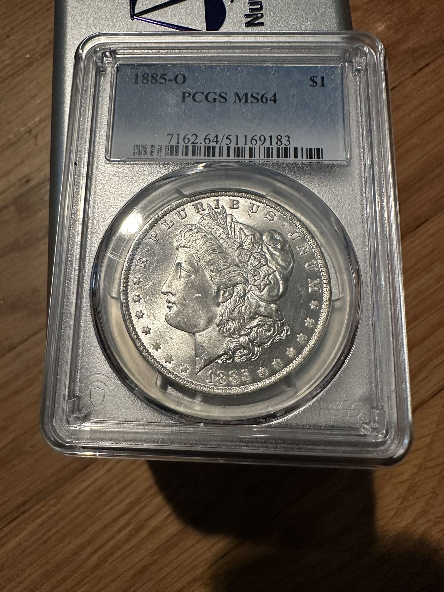 1885 O Morgan Silver Dollar NGC MS64