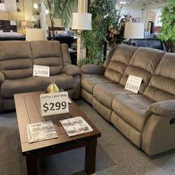 Brand New Recliner Sofa And Loveseat