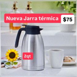 Jarra Térmica 2qt Especial $75.00 Para Caliente  Y Frío Acero Inoxidable Princess House Ventas Finales 