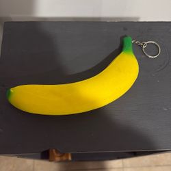 Banana Squishy Keychain 