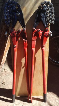 42" REED MFG .CO Single Stroke Pipe Cutter with 15-Inch Chain