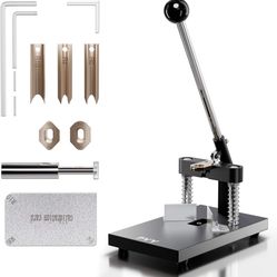 PYY Corner Rounder Punch Cutter - Round Edge Paper Cardstock Laminate Business Card Photo Crafting Tool Machine | 3 Dies R4mm R6mm R10mm Blades | Max 