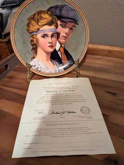 Norman Rockwell collection plates