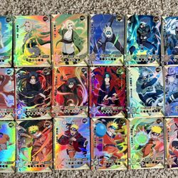 Different Anime Cards - Naruto, JJK, BLUE LOCK