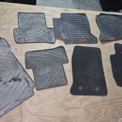 Eight Different All-weather Car Mats GMC Mercedes