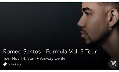 Romeo Tickets November 14, 2023 8PM