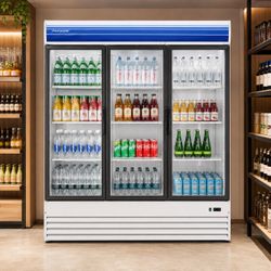 Commercial Glass Door Refrigerator