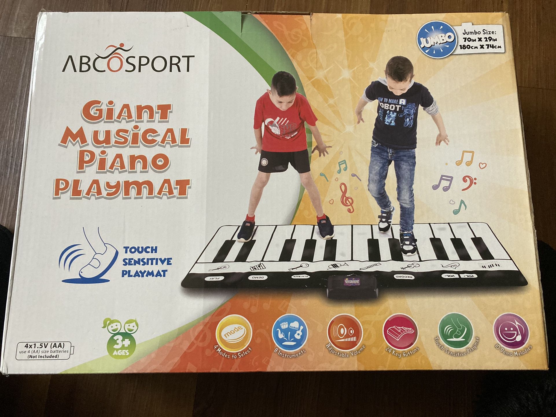 Giant musical Piano Playmat