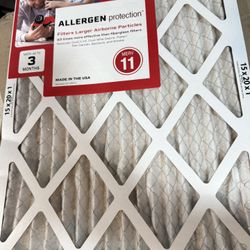 🌬️ True Blue Allergen Air Filters – MERV 11 – 15x20x1 – 4-Pack – Brand New! 🌬️