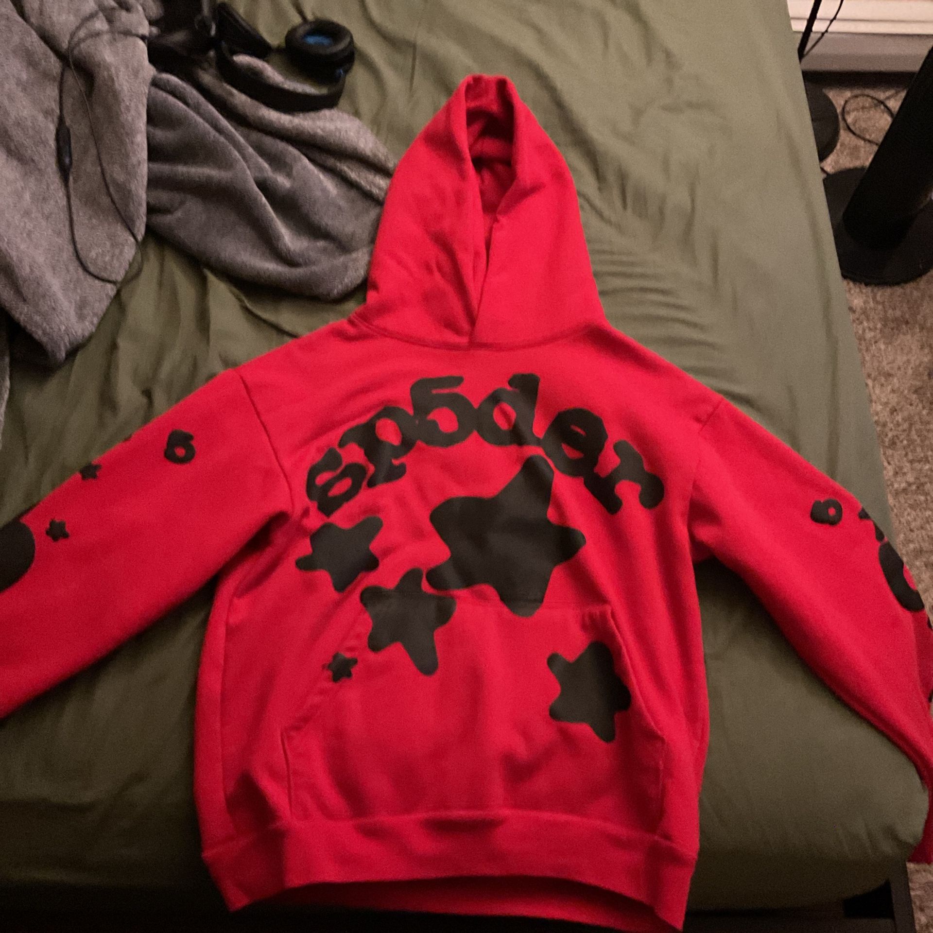 Red Beluga Spider Hoodie