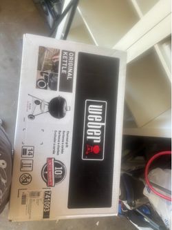Charcoal Weber grill