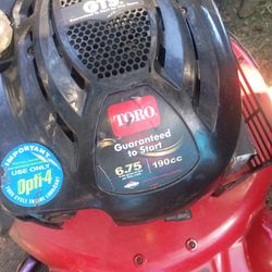 Toro Self Propelled Lawn Mower 