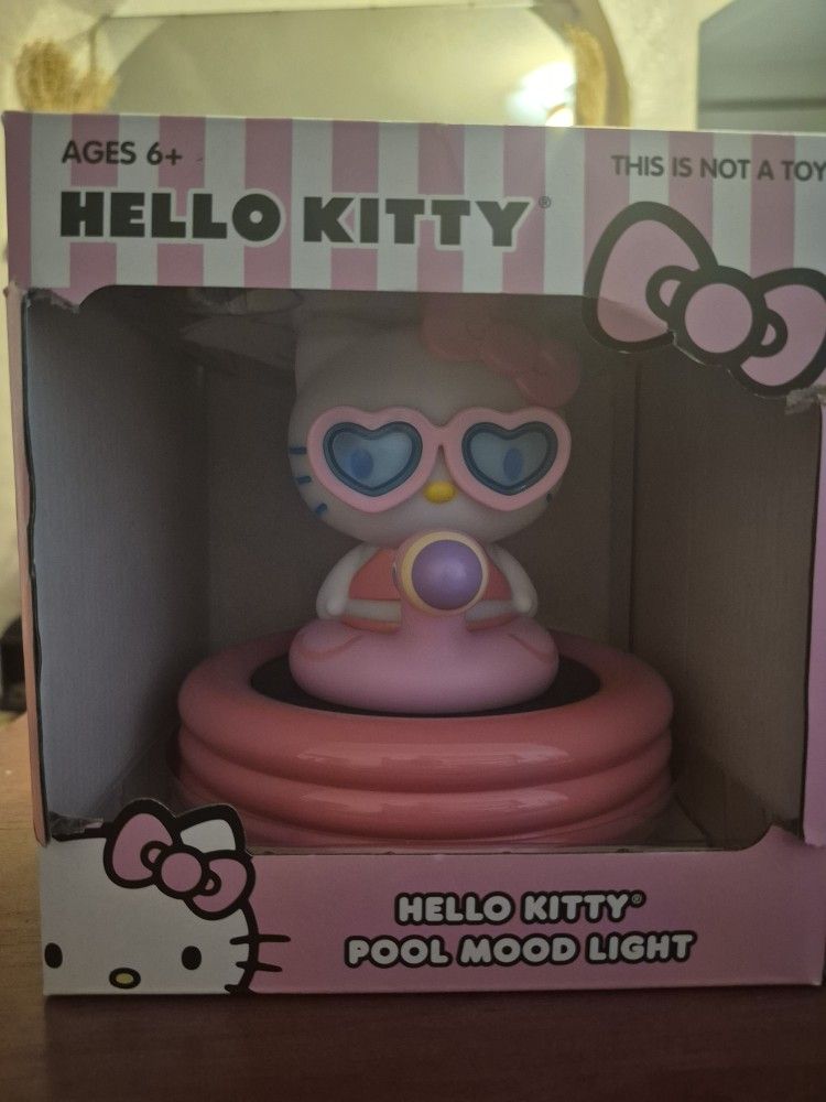Hello Kitty Swimming Pool Changable Mood Light  (2 Sold Separately) 