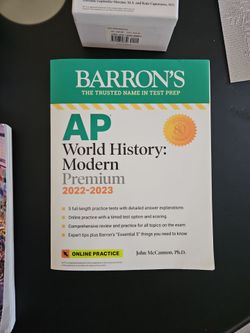 AP World History Premium book with Flashcards