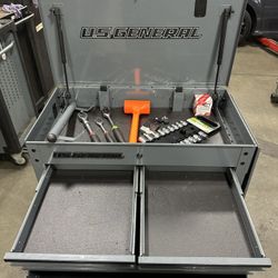 US General Toolbox Rolling Cart With Keys