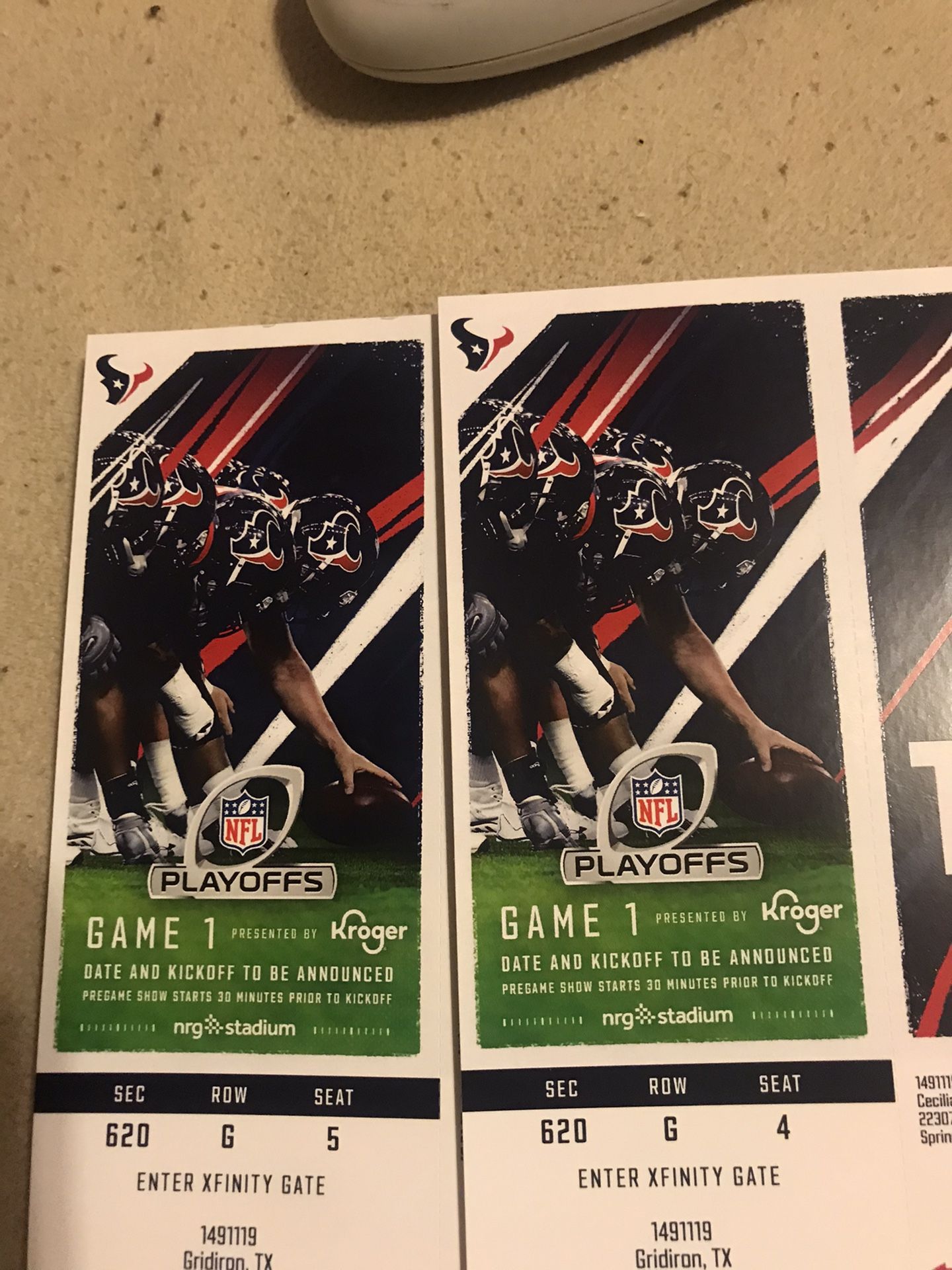 Texans tickets