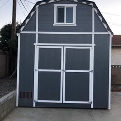 Shed Barn Style Storage Sheds 10x12 Barn Style With A Loft And A Window $3700 Installed Pricsgeds Storage Casita e 