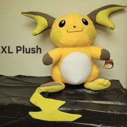 Jumbo Size Pokemon Raichu Plush 35in