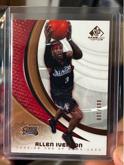 Allen Iverson basketball card