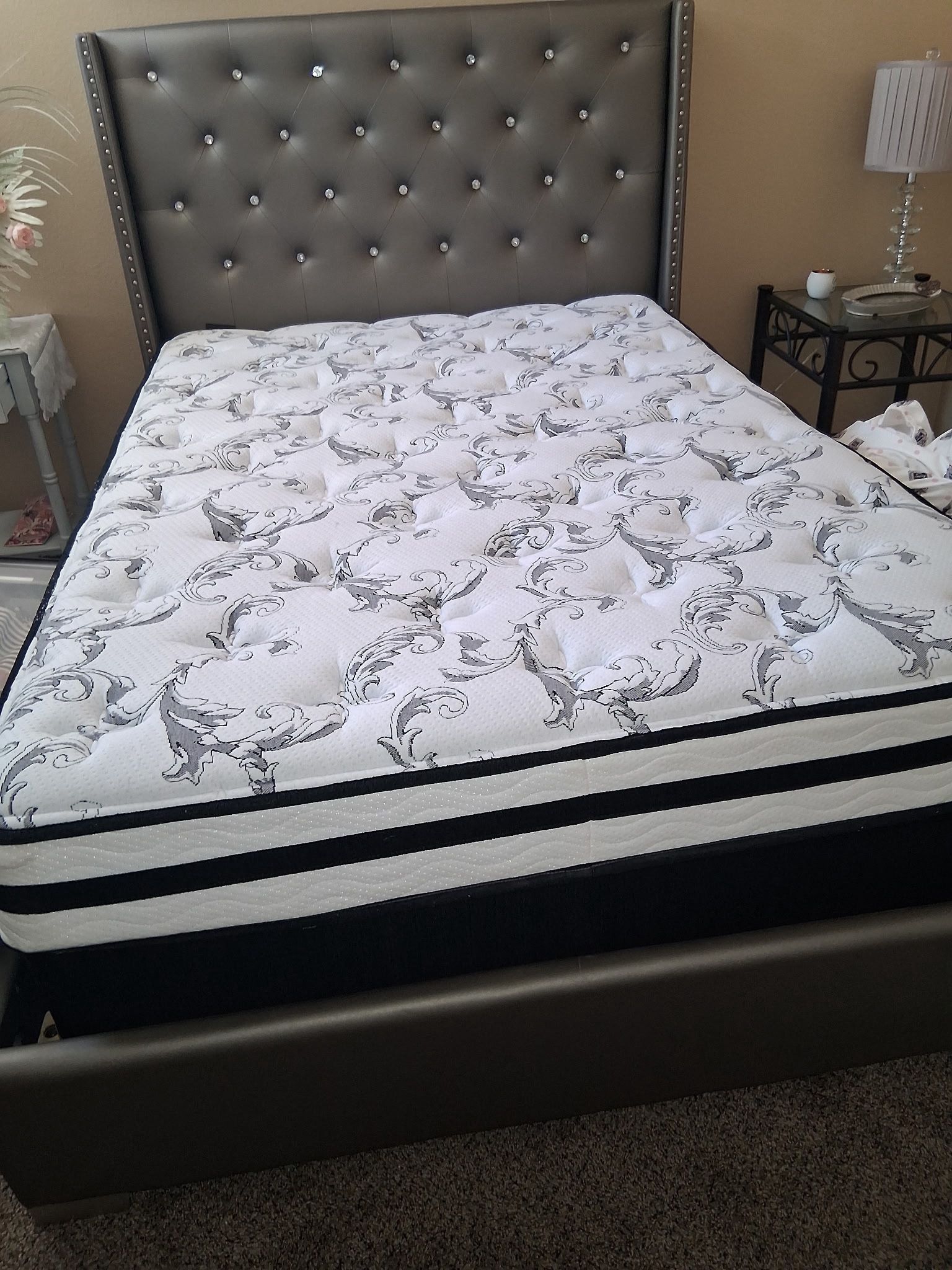 Full Bed Frame with Mattress