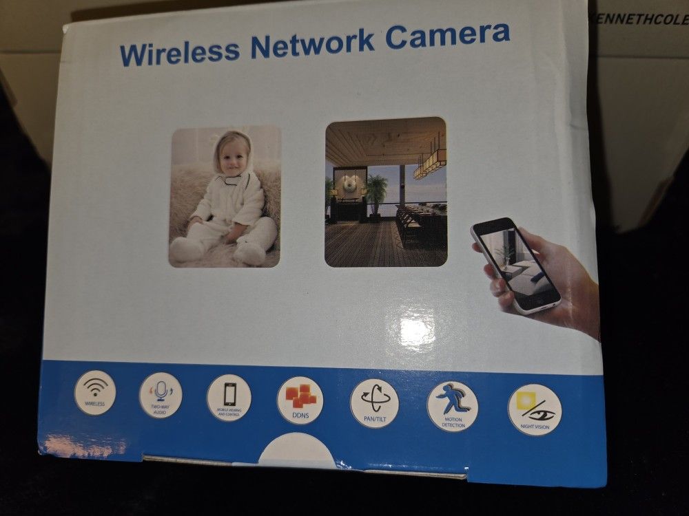 Wireless Network Camera. Brand New With Smart Phone Alerts And App Set Up